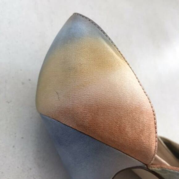 Wittner Bay Watercolor Print D'Orsay Open Toe Heels - Picture 7 of 8